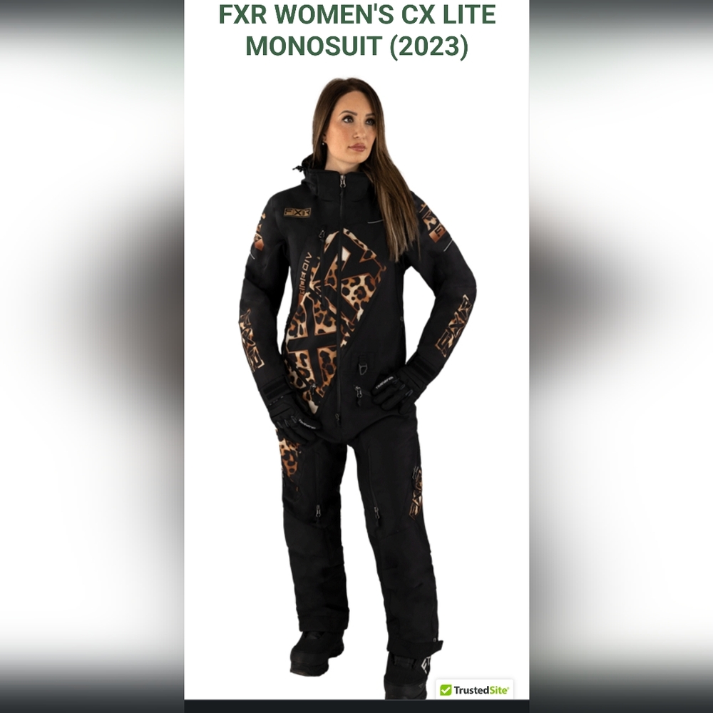 FXR CX Lite Monosuit, Cheetah print
